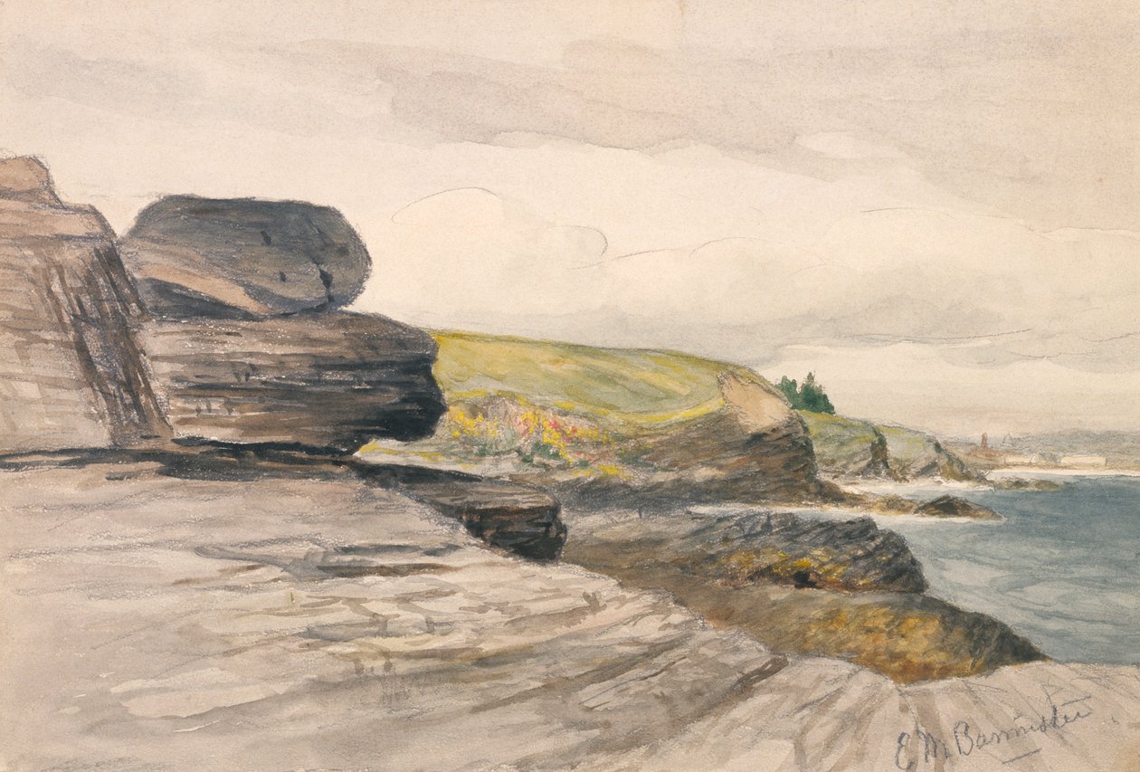 Newport Scene, ca. 1880-1889. af Edward Mitchell Bannister