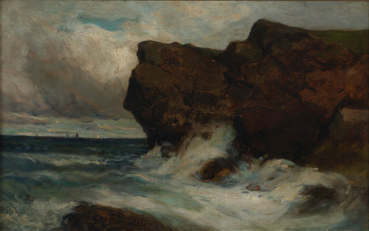Ocean Cliffs, 1881. af Edward Mitchell Bannister