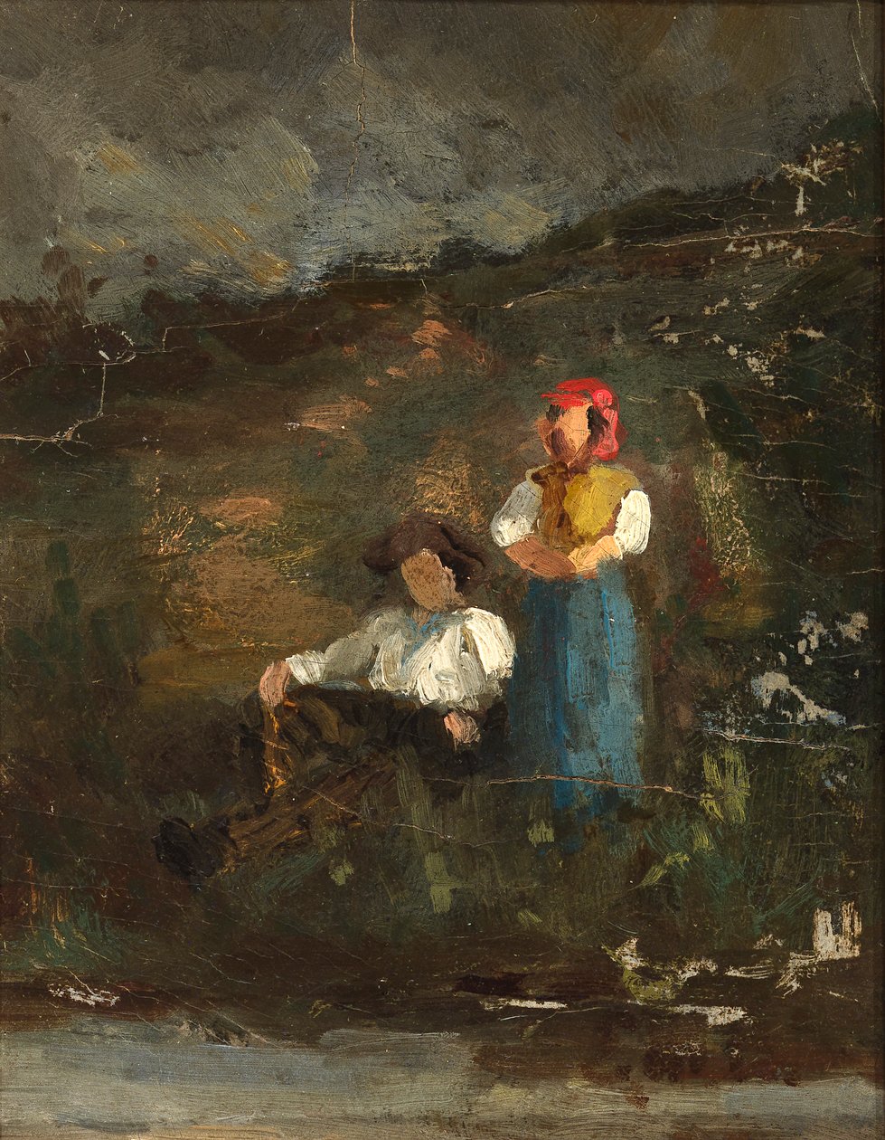 Repose, n.d. af Edward Mitchell Bannister