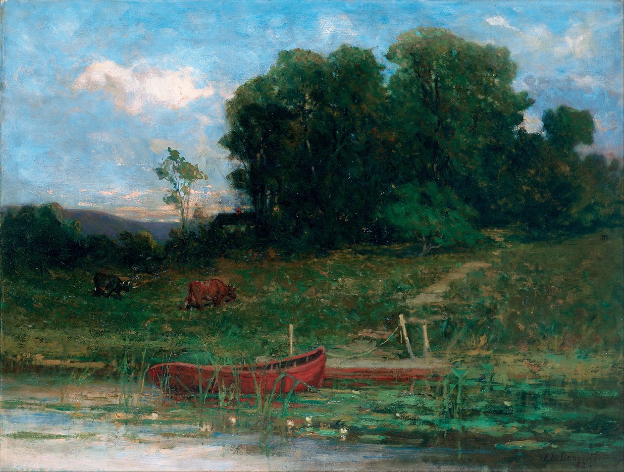 The Farm Landing af Edward Mitchell Bannister