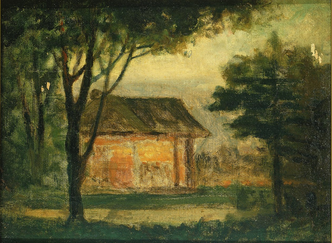 Den gamle gård af Edward Mitchell Bannister
