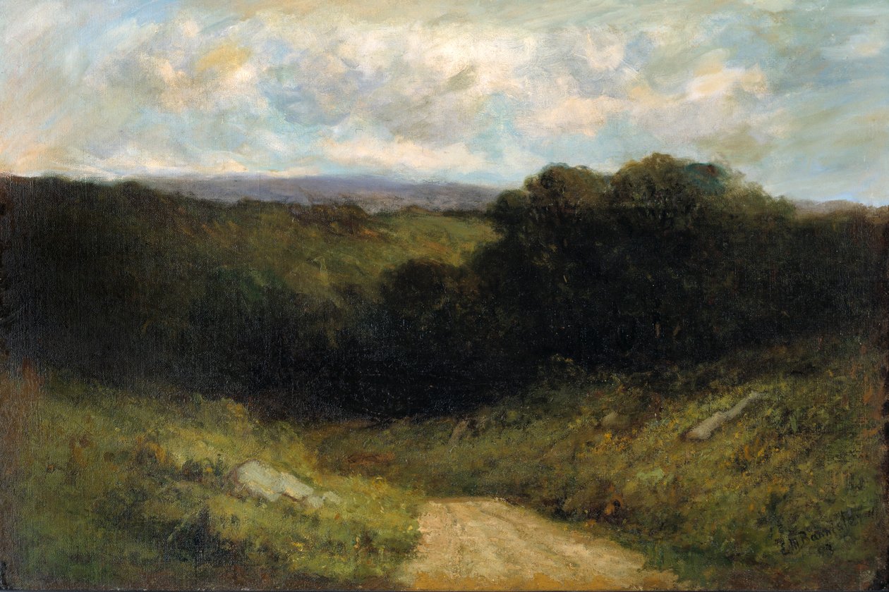 Vejen til dalen, n.d. af Edward Mitchell Bannister