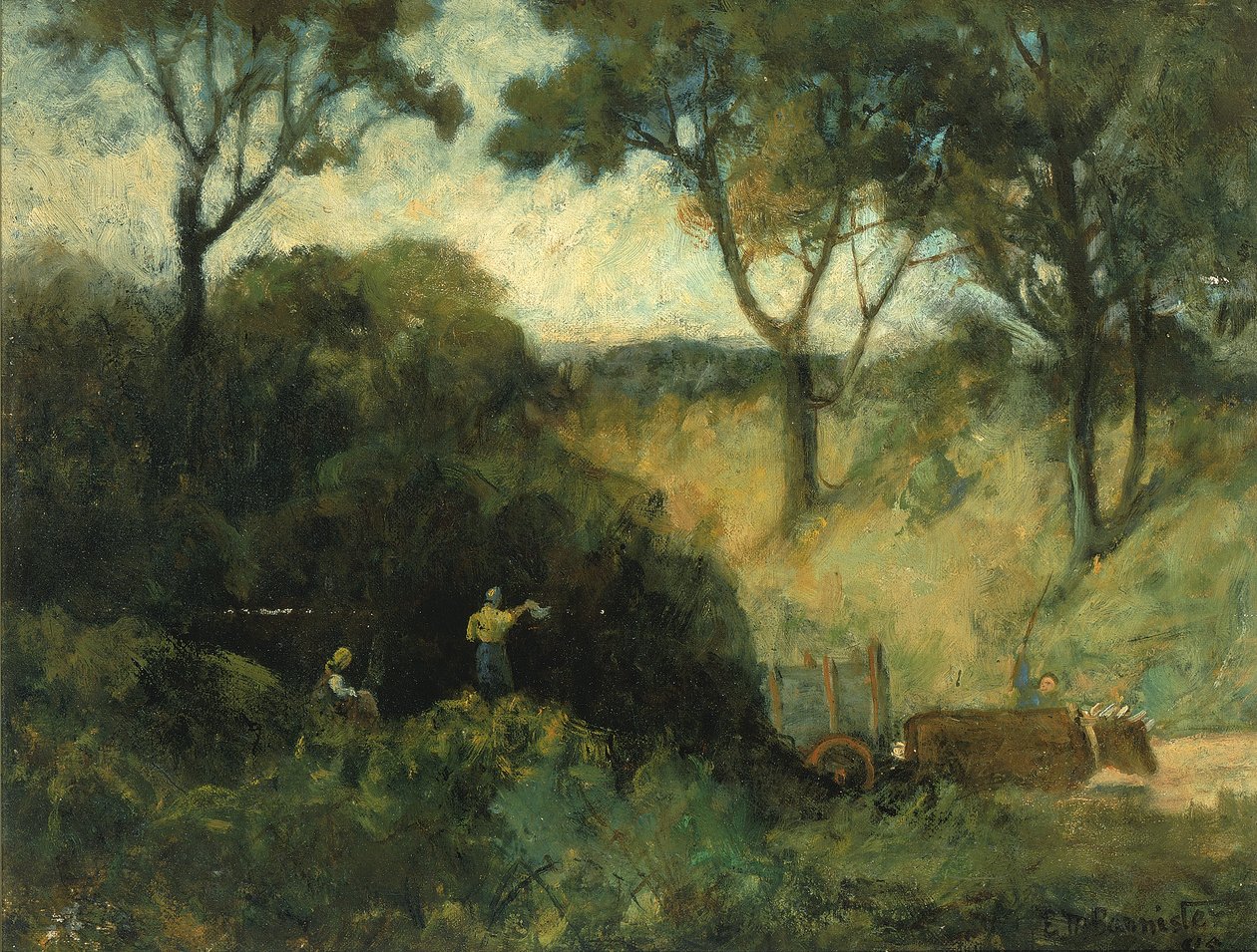 Salut, 1895. af Edward Mitchell Bannister