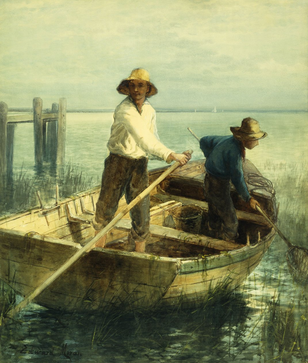 Skubber af, af Edward Moran