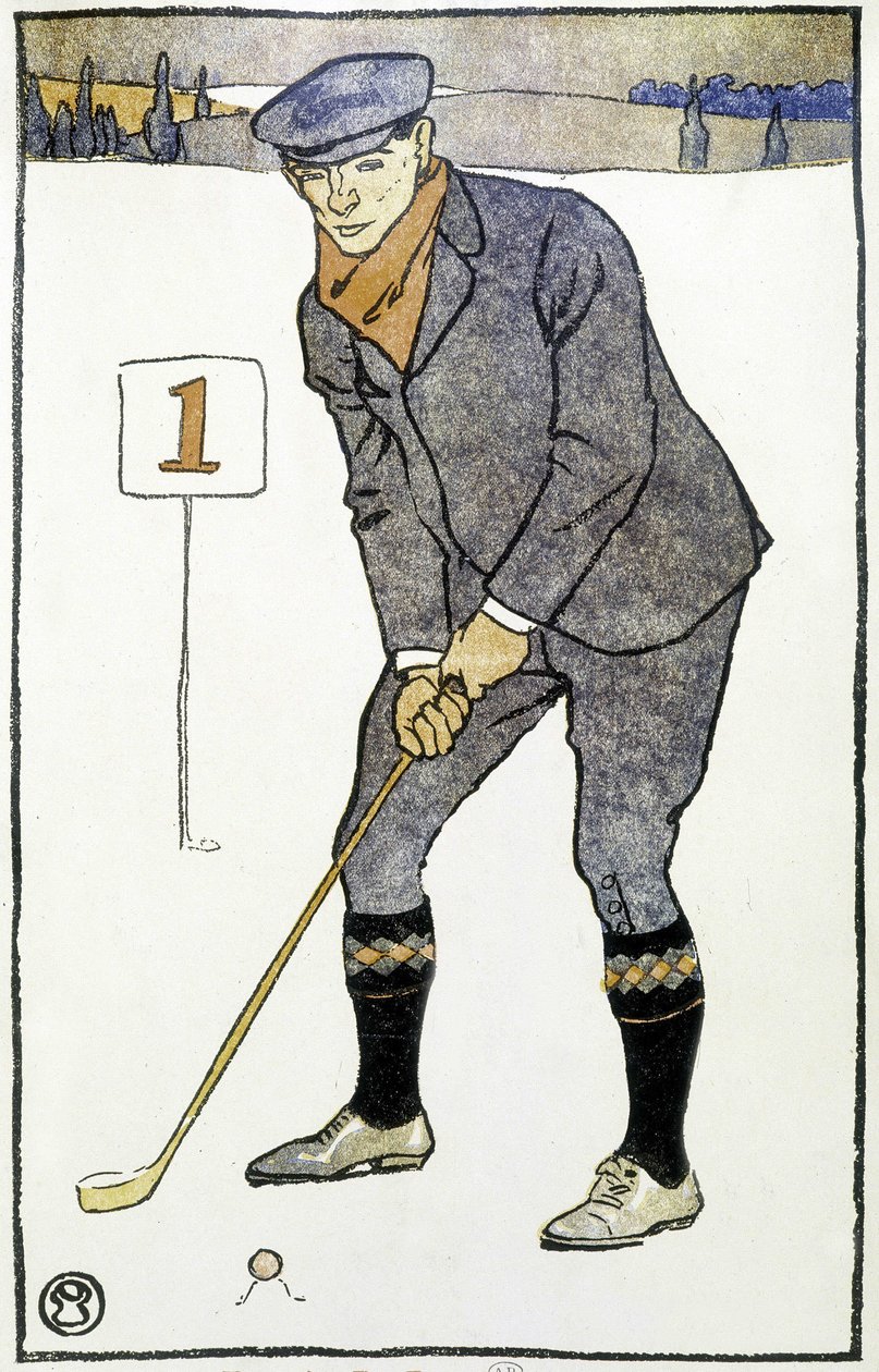 Kalender: "" Golfkalender"" af Edward Penfield af Edward Penfield