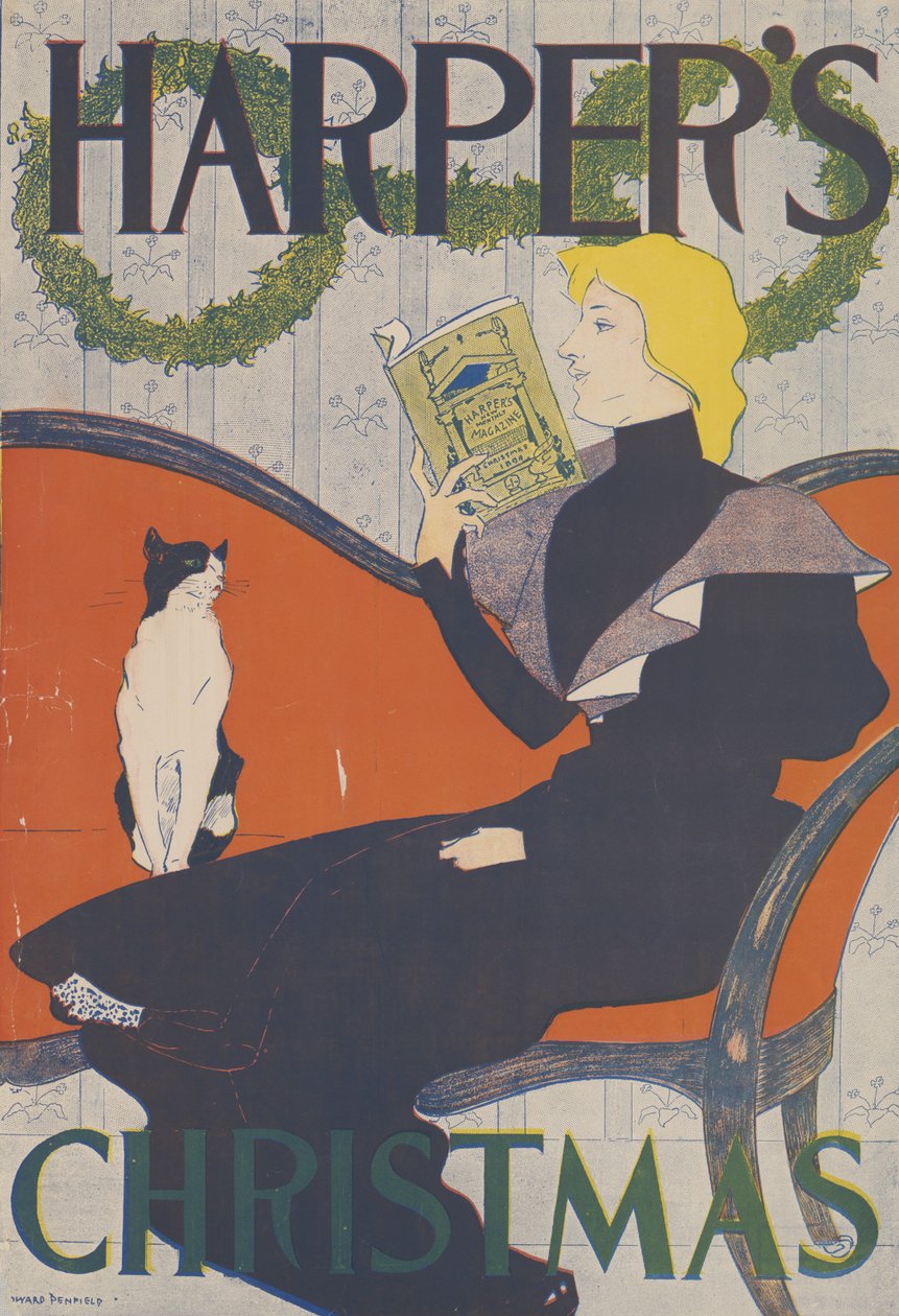 Harpers jul af Edward Penfield