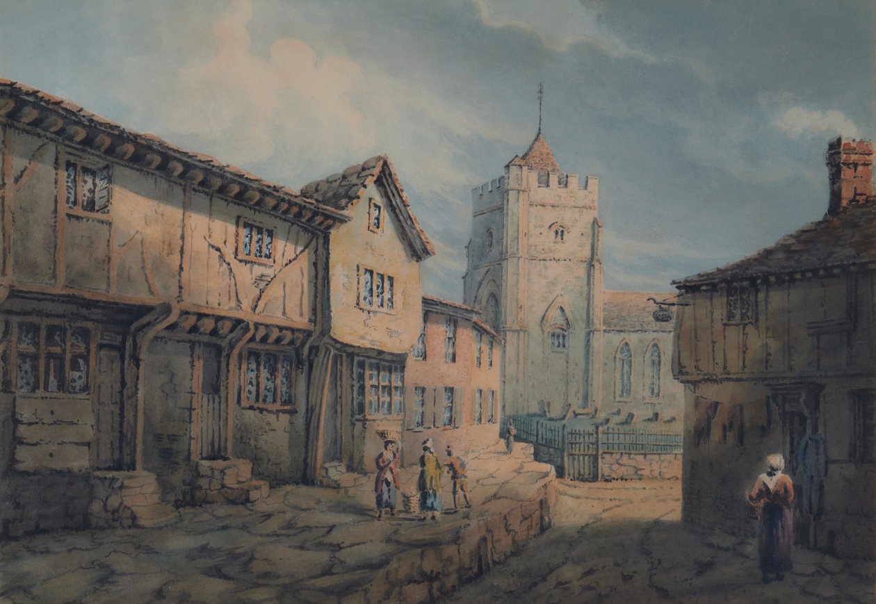 St. Clements Kirke, Hastings af Edward Pretty
