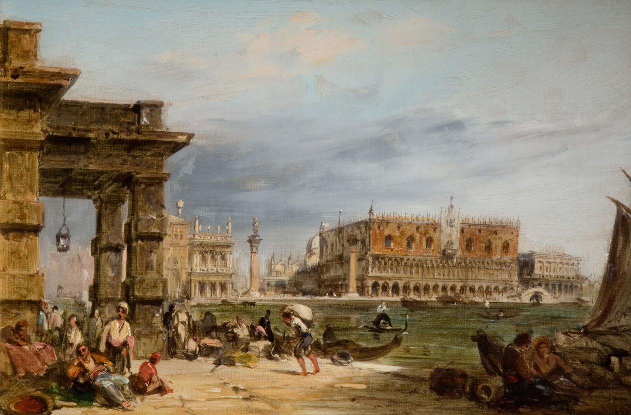 Rialto, Venedig, 1864. af Edward Pritchett