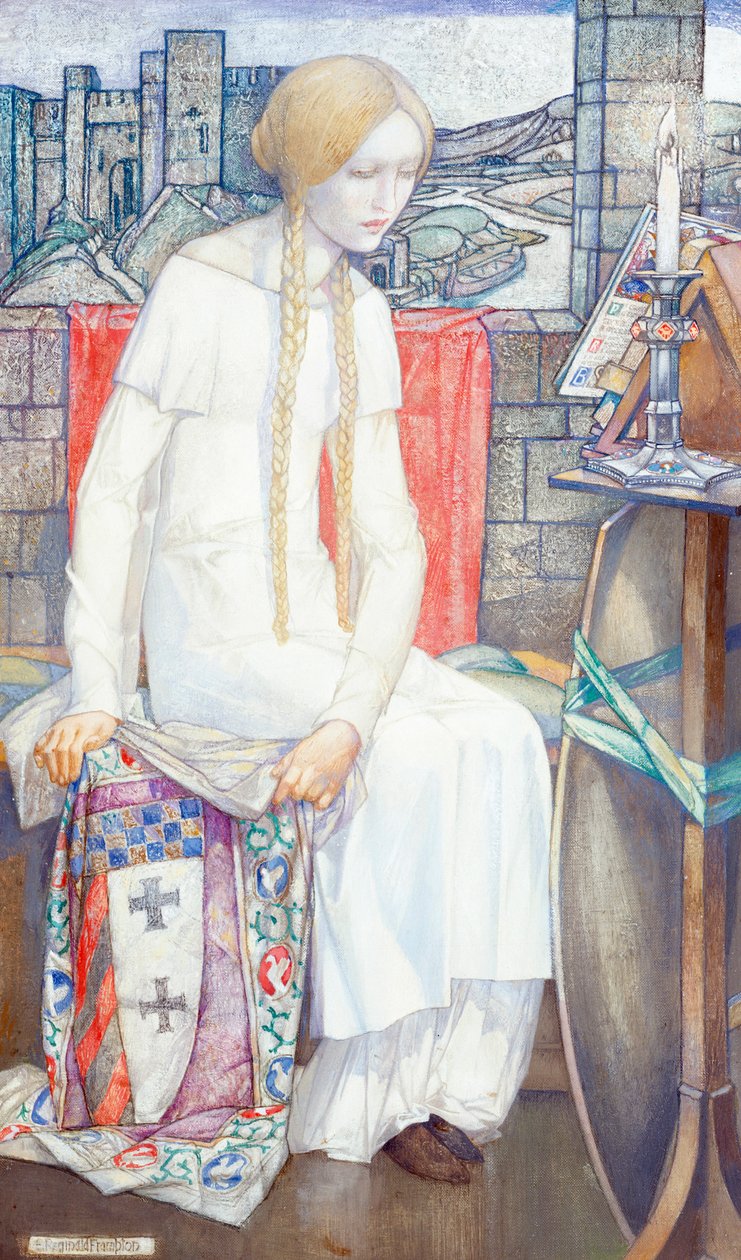 Elaine, 1921 af Edward Reginald Frampton