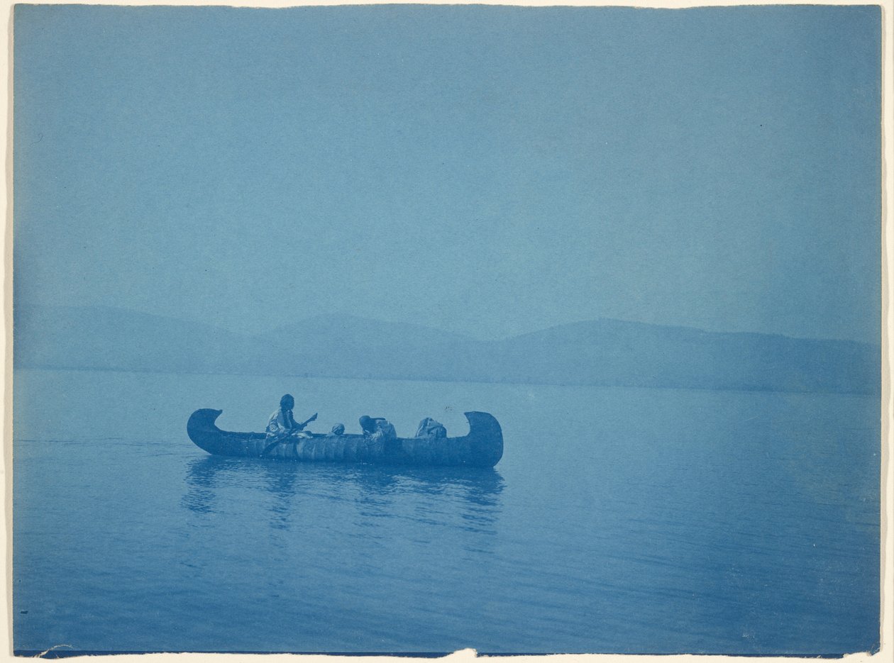 Krydser søen - Kutenai af Edward S. Curtis