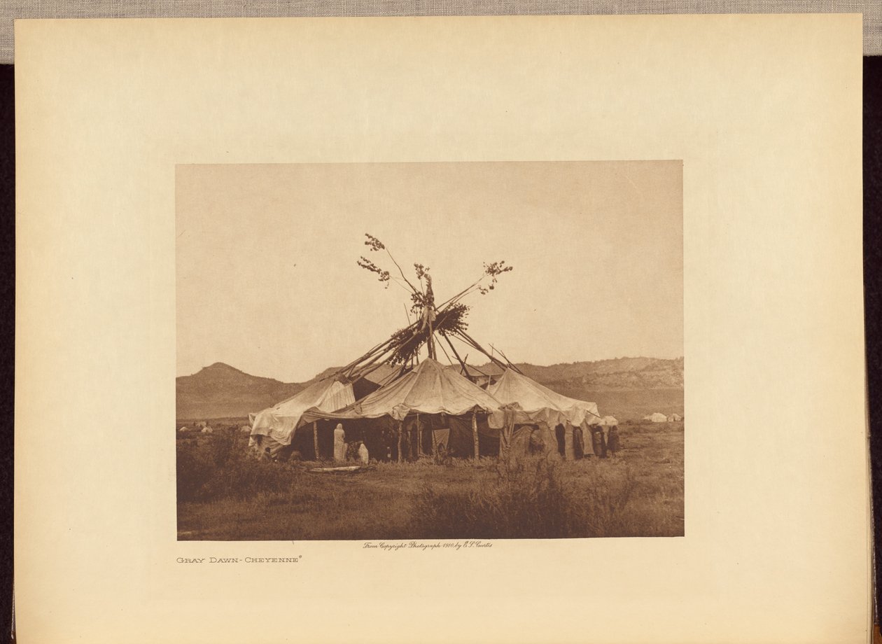 Gråt daggry - Cheyenne af Edward S. Curtis