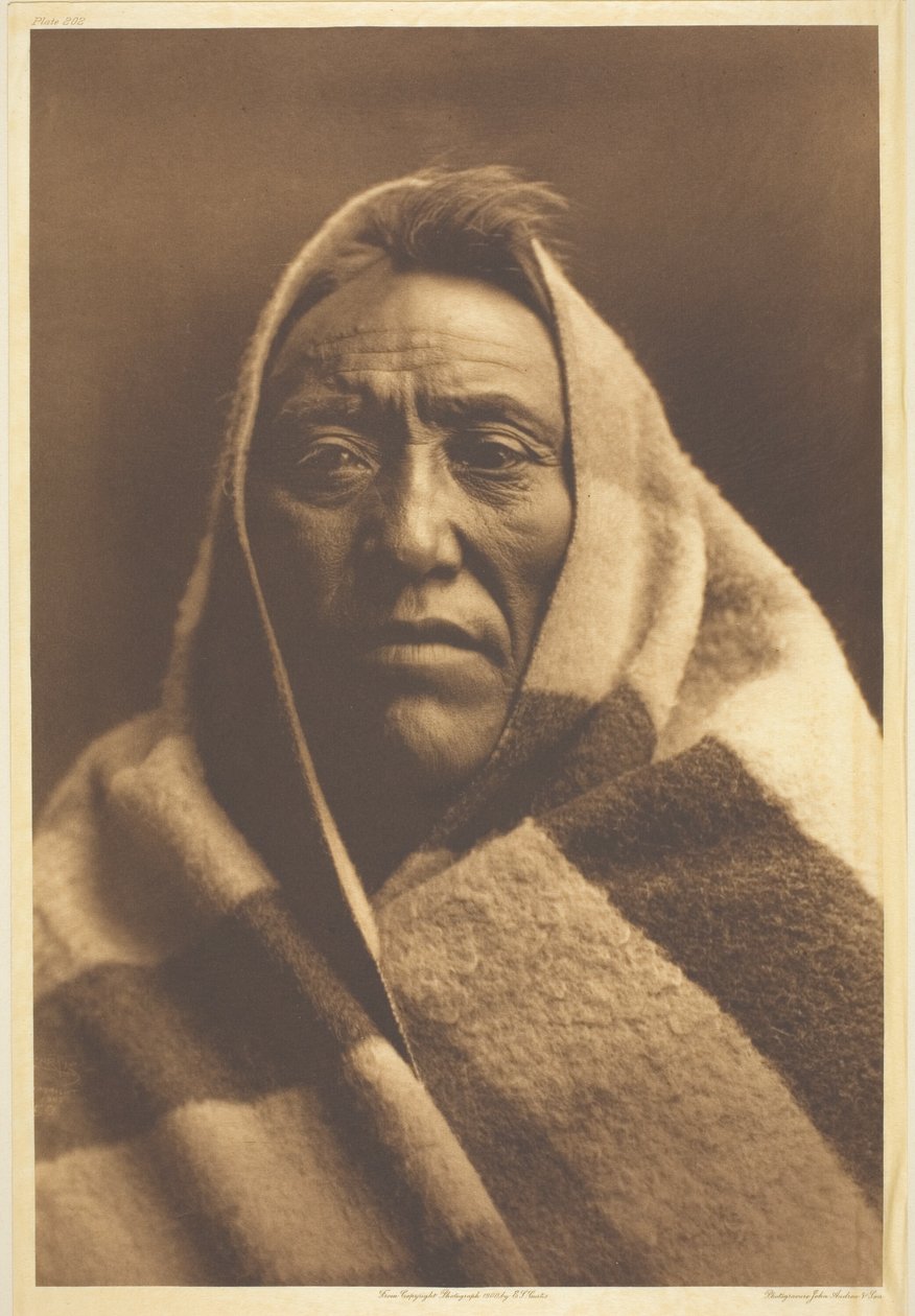 Mellemkalv-Piegan af Edward S. Curtis