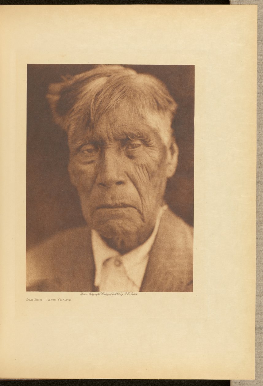 Gamle Bob - Tachi Yokuts af Edward S. Curtis