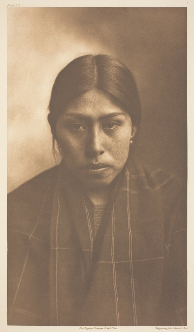 Suquamish kvinde af Edward S. Curtis