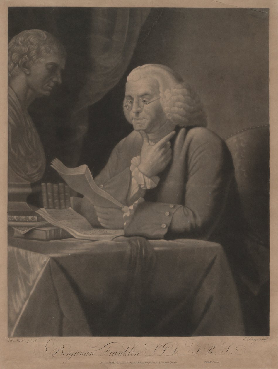 Benjamin Franklin af Edward Savage