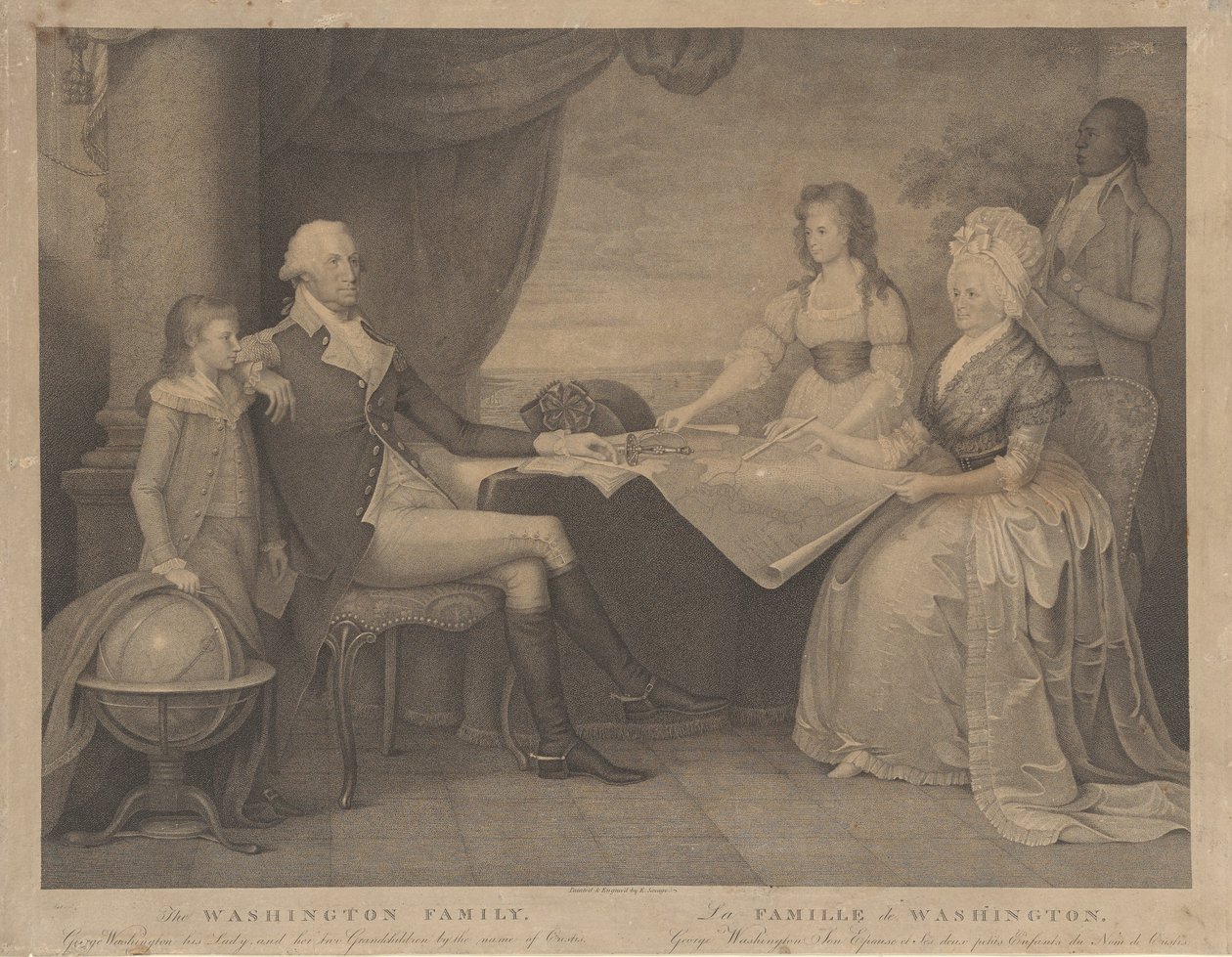 Familien Washington af Edward Savage