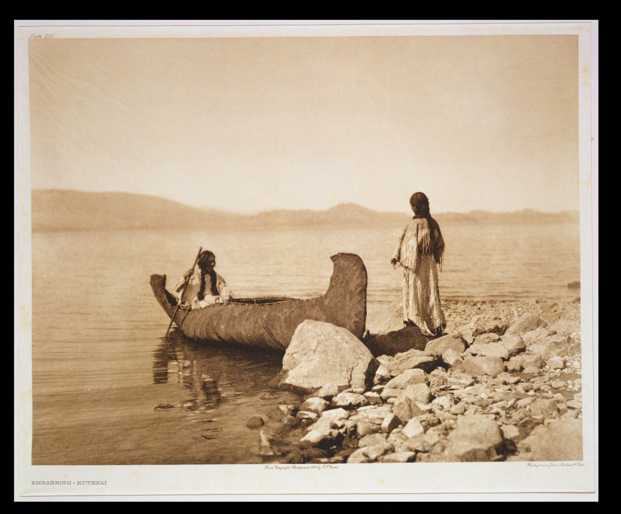 Indskibning - Kuttanai af Edward Sheriff (after) Curtis