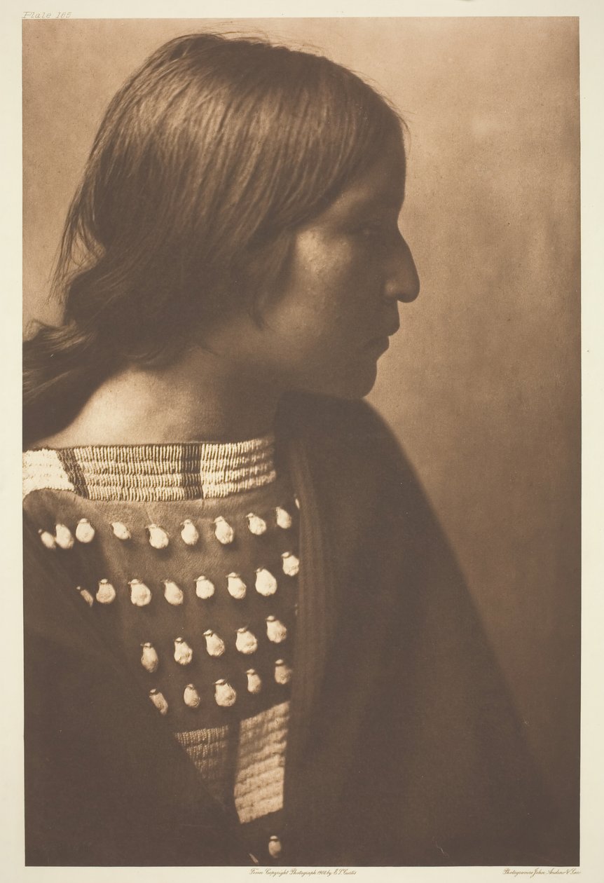 Fra Ali, pige, 1908. af Edward Sheriff Curtis