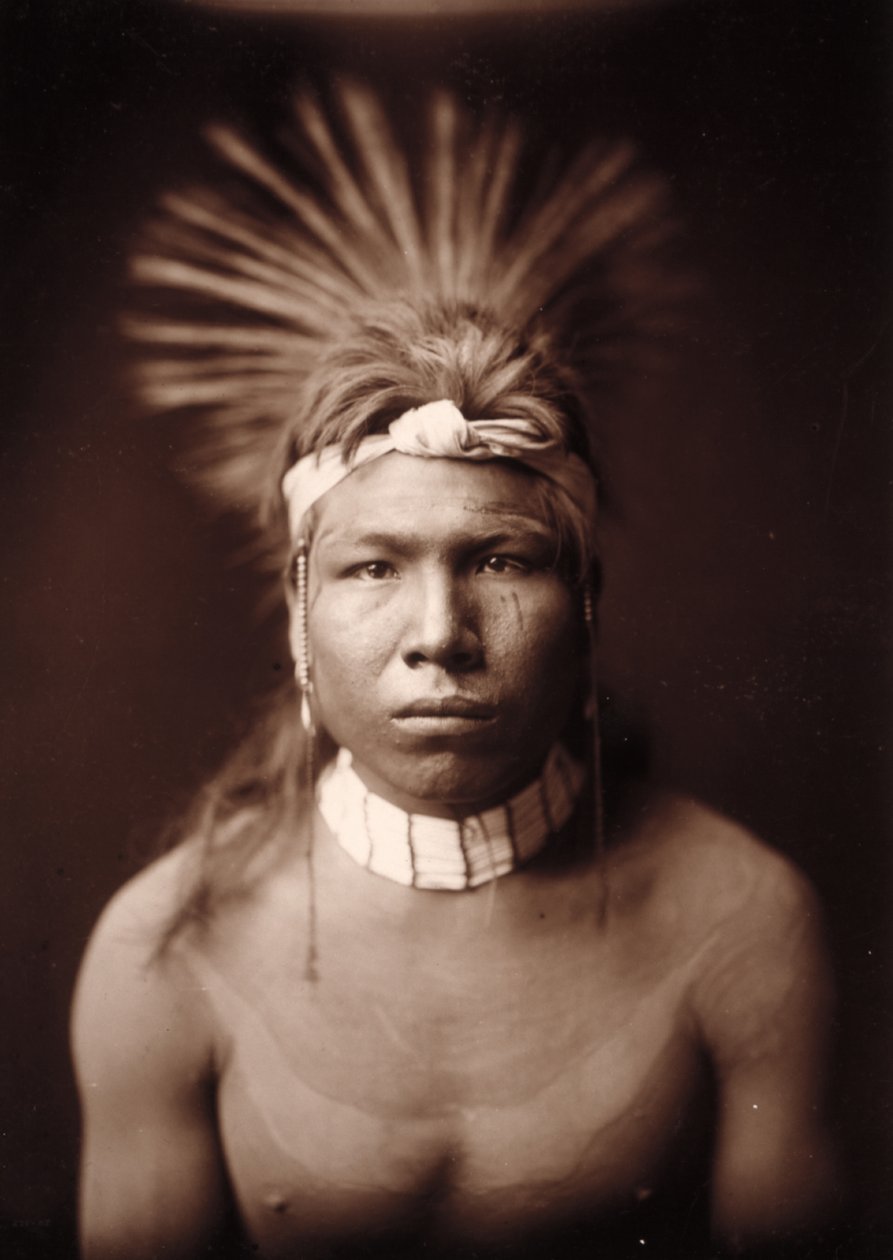 Sort hår af Edward Sheriff Curtis