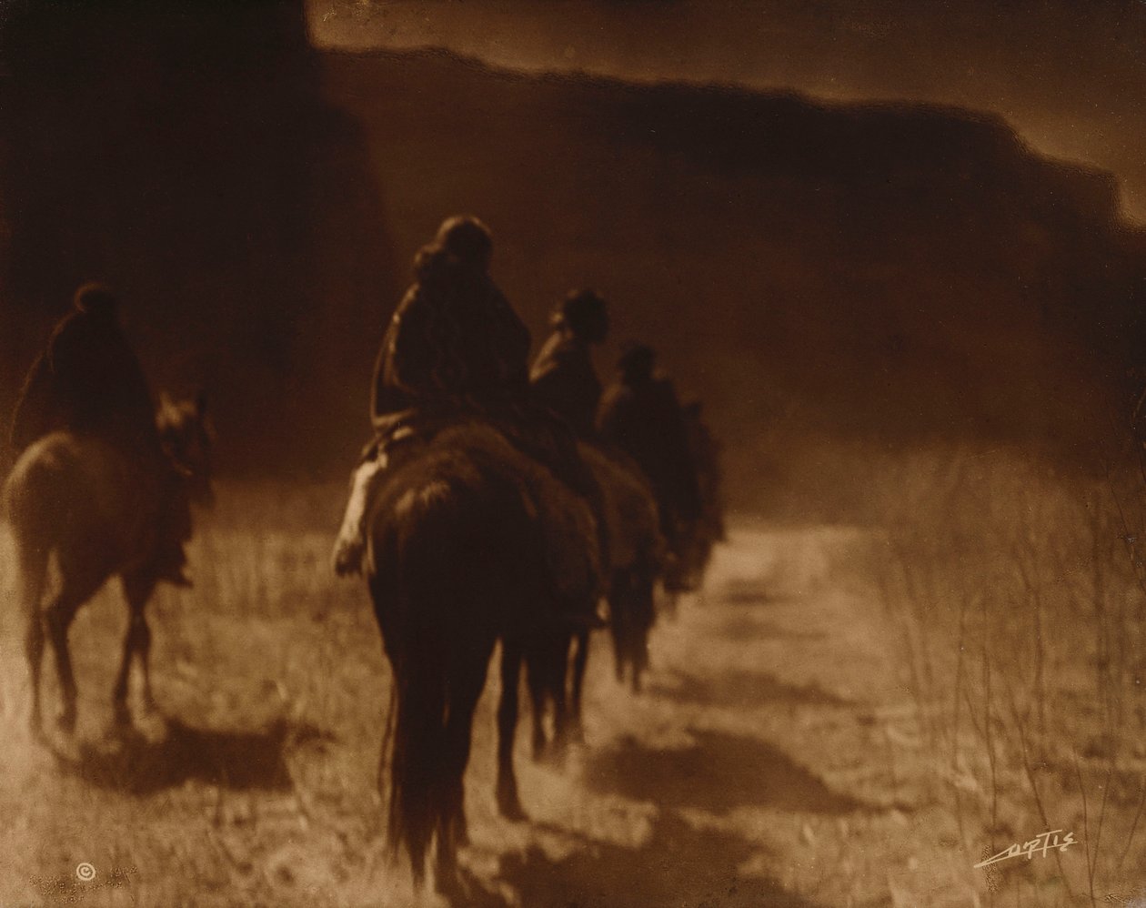 Tha Vanishing: Russ, Navaho af Edward Sheriff Curtis