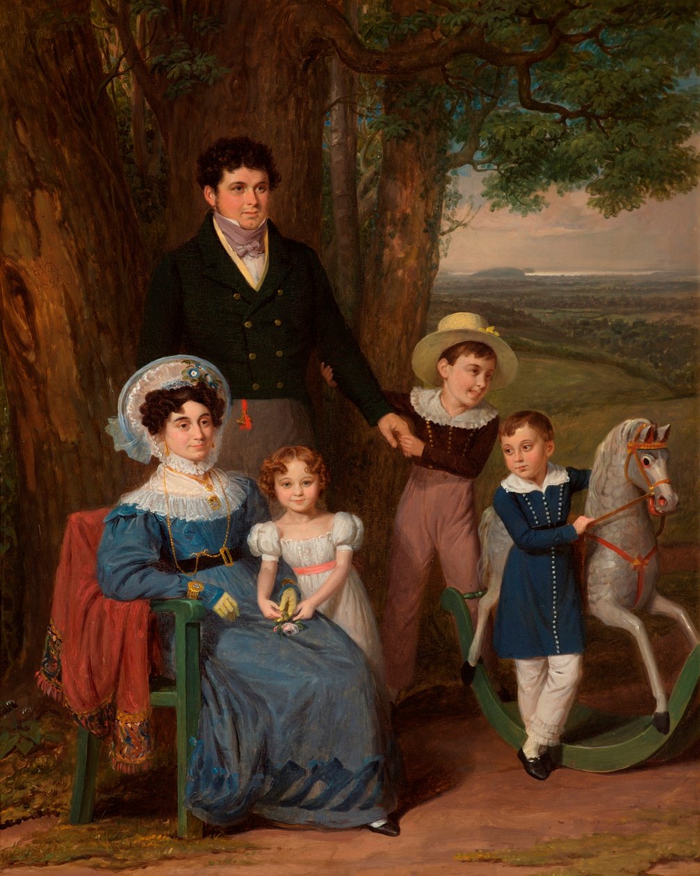 Familien Bean Lucas af Edward Villiers Rippingille