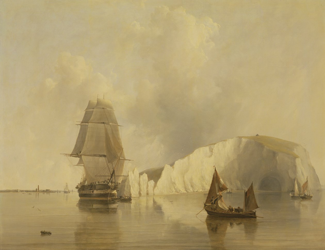 Off the Needles, Isle of Wight af Edward William Cooke
