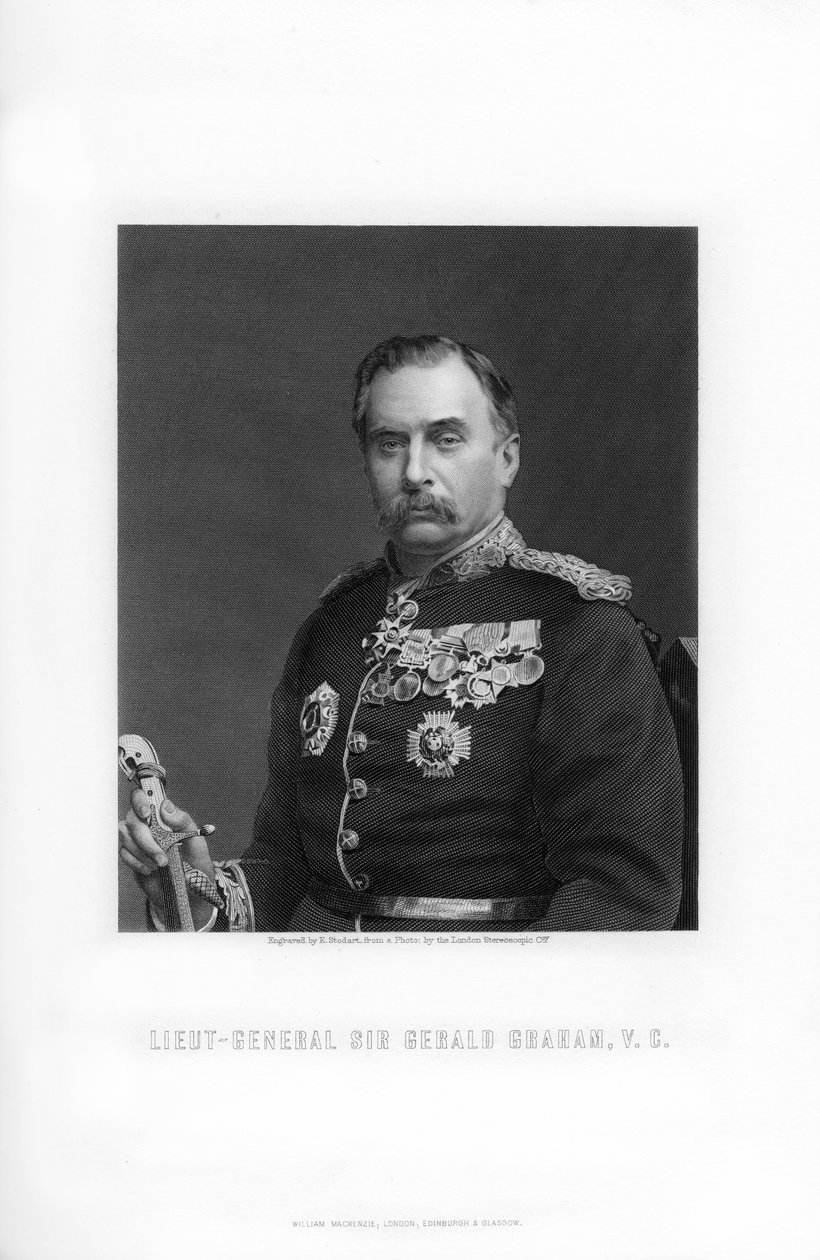 Sir Gerald Graham, britisk generalløjtnant, 1893. af Edward William Stodart