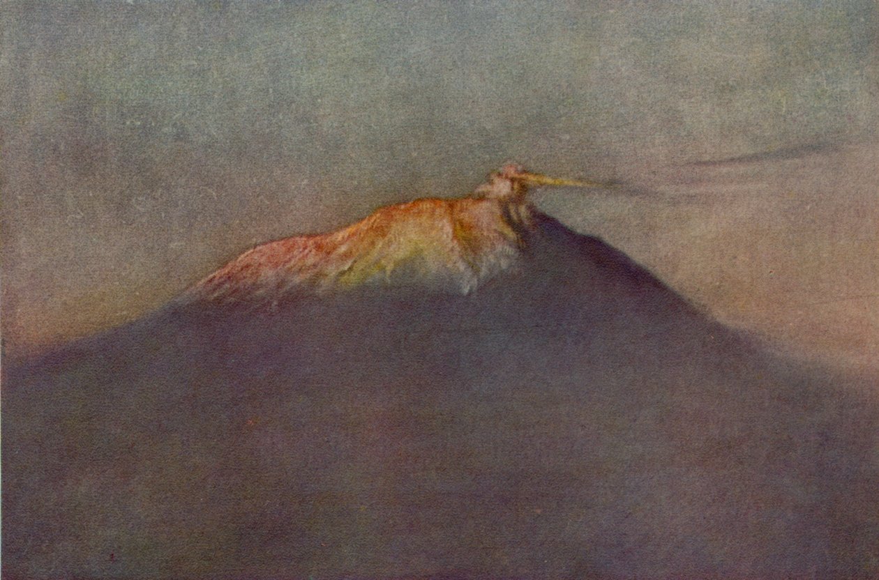 Mount Erebus, 1911, 1913 af Charles Edward Wilson
