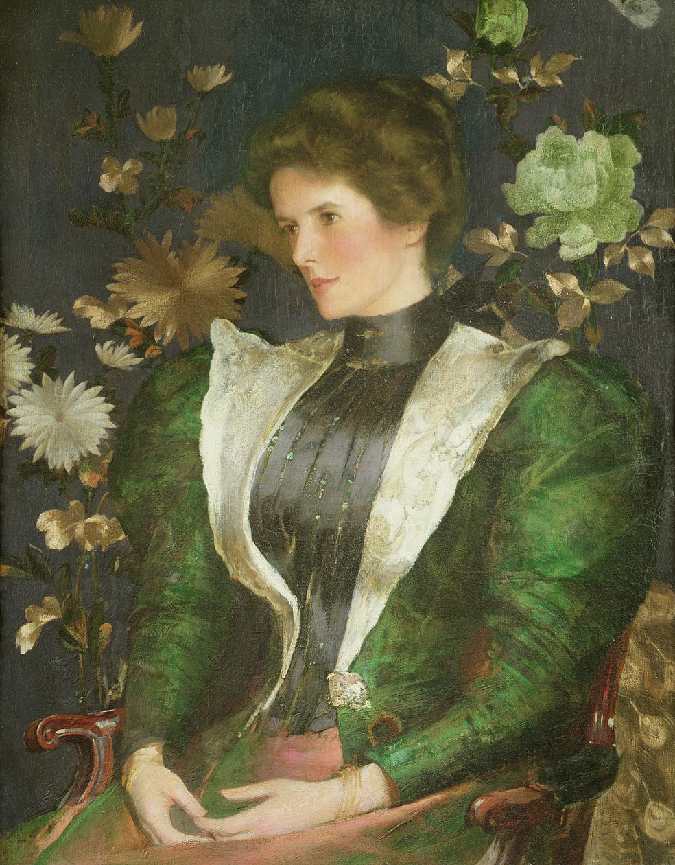 Portræt af Lady Sutherland af Edwin Arthur Ward