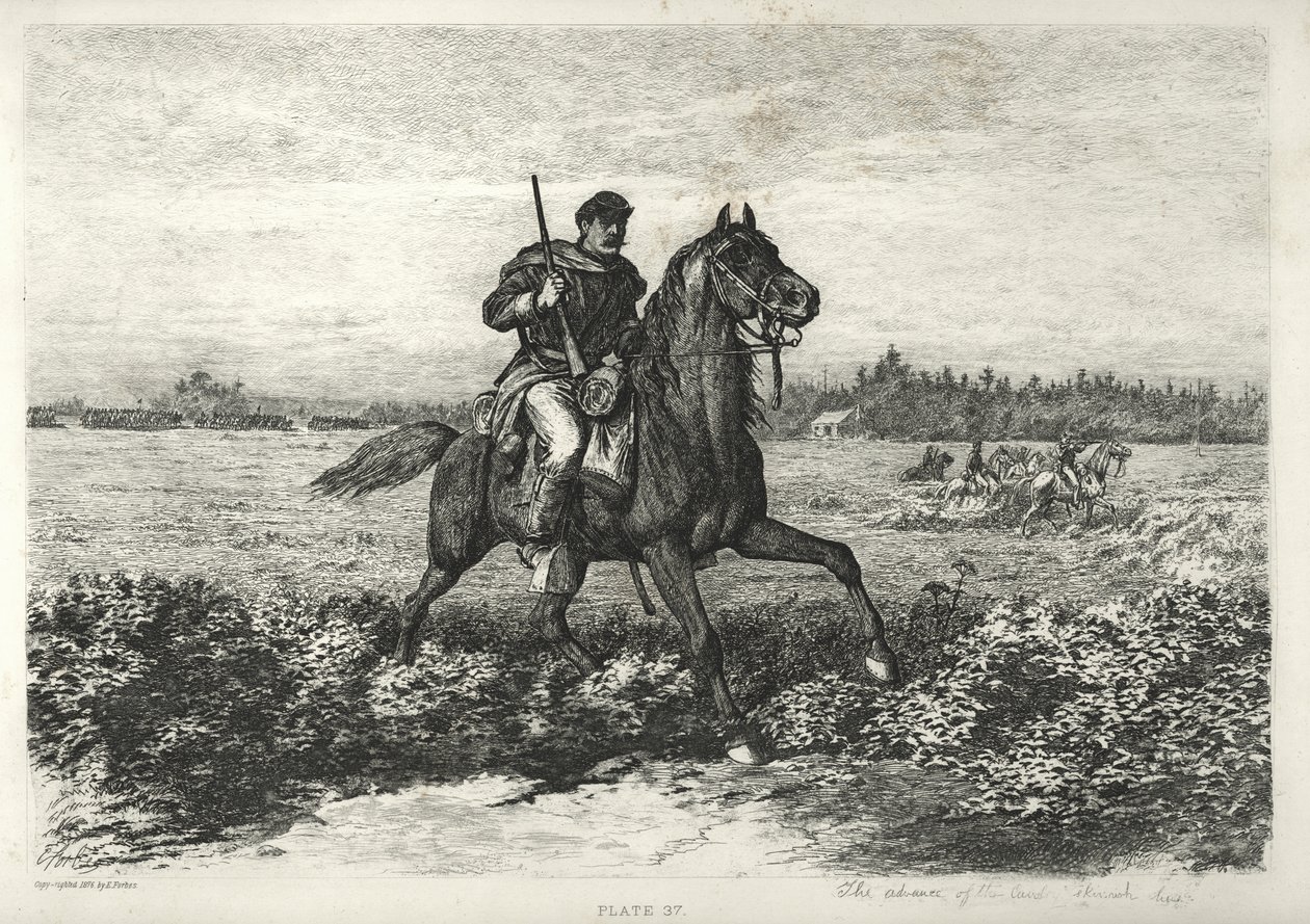 Et fremskridt i kavalerirystelsen af Edwin Austin Forbes