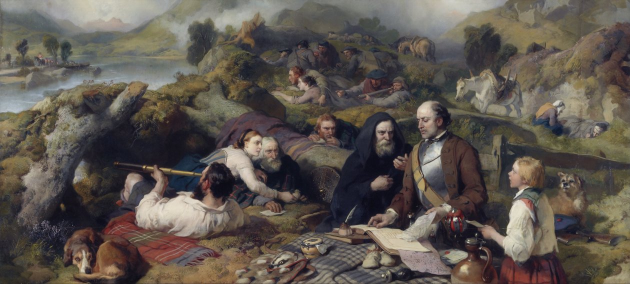 Lejedag i vildmarken af Edwin Landseer