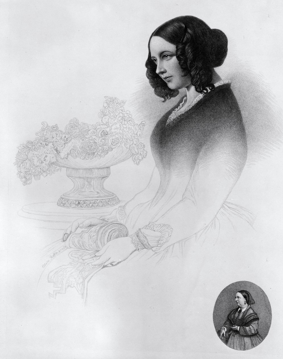 Catherine Dickens af Edwin Roffe
