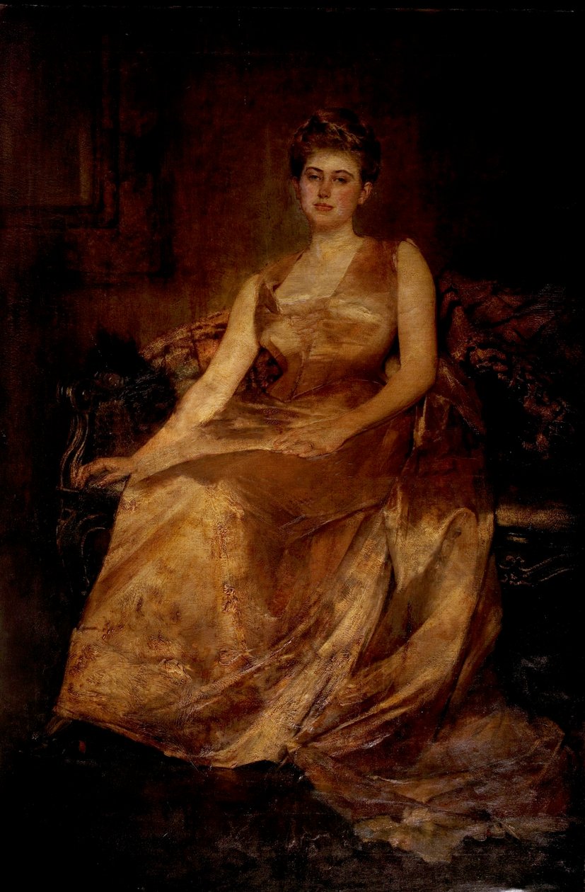 Fru Morton Jackson, 1889 af Edwin Arthur Ward