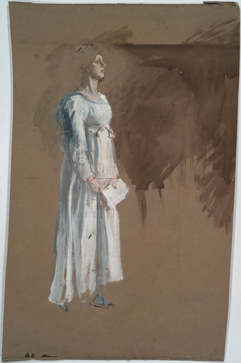 En figur i klassisk kjole. af Edwin Austin Abbey