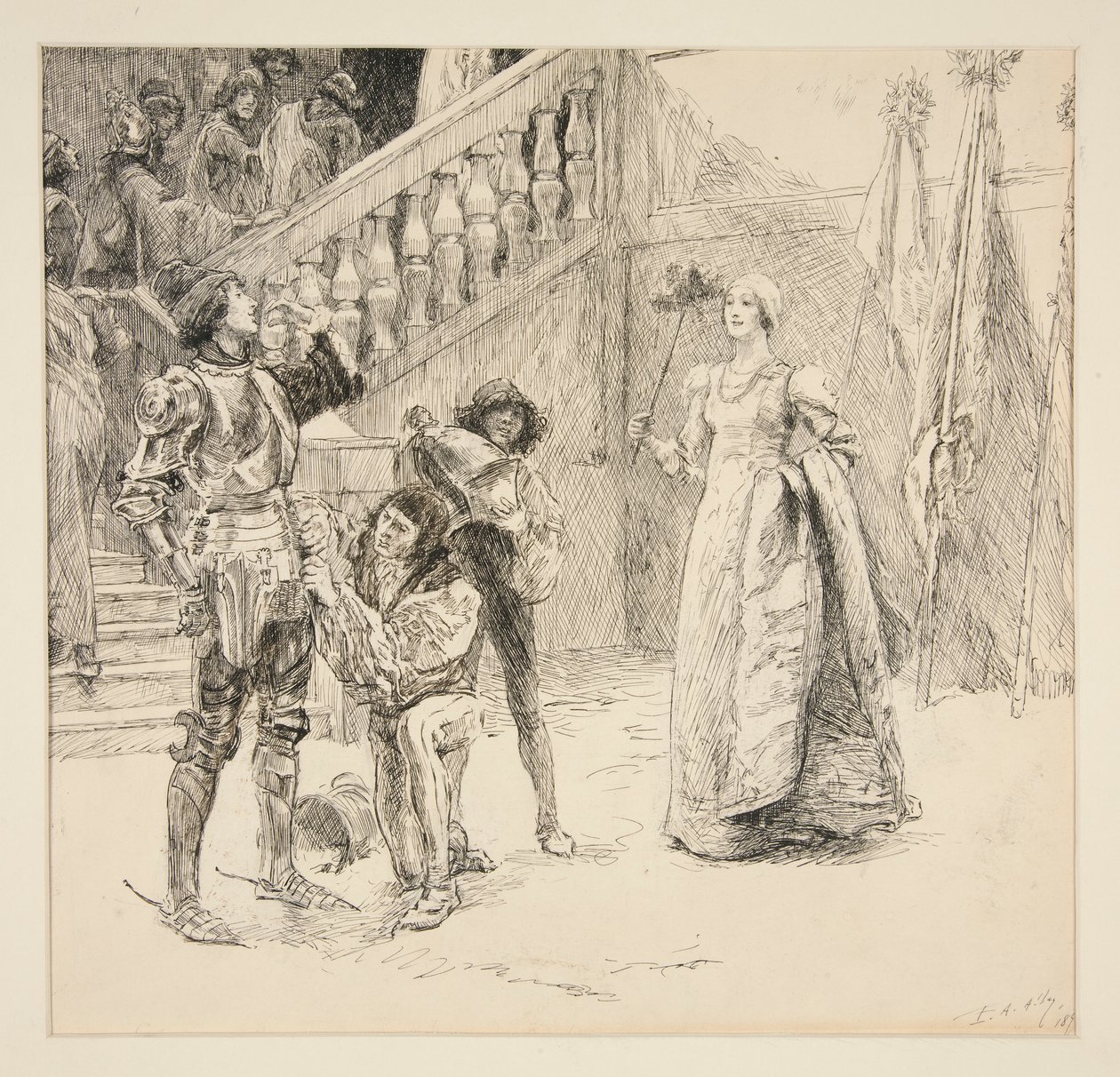 Benedic: af Edwin Austin Abbey