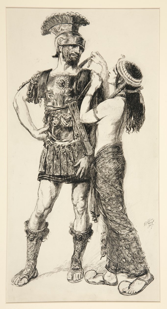 Cleopatra: af Edwin Austin Abbey