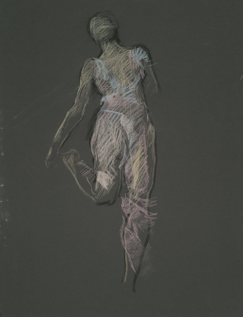 Tidlig figur undersøgelse for af Edwin Austin Abbey