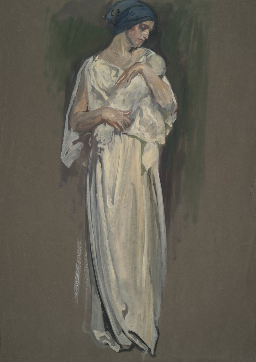 Tidlig undersøgelse for af Edwin Austin Abbey