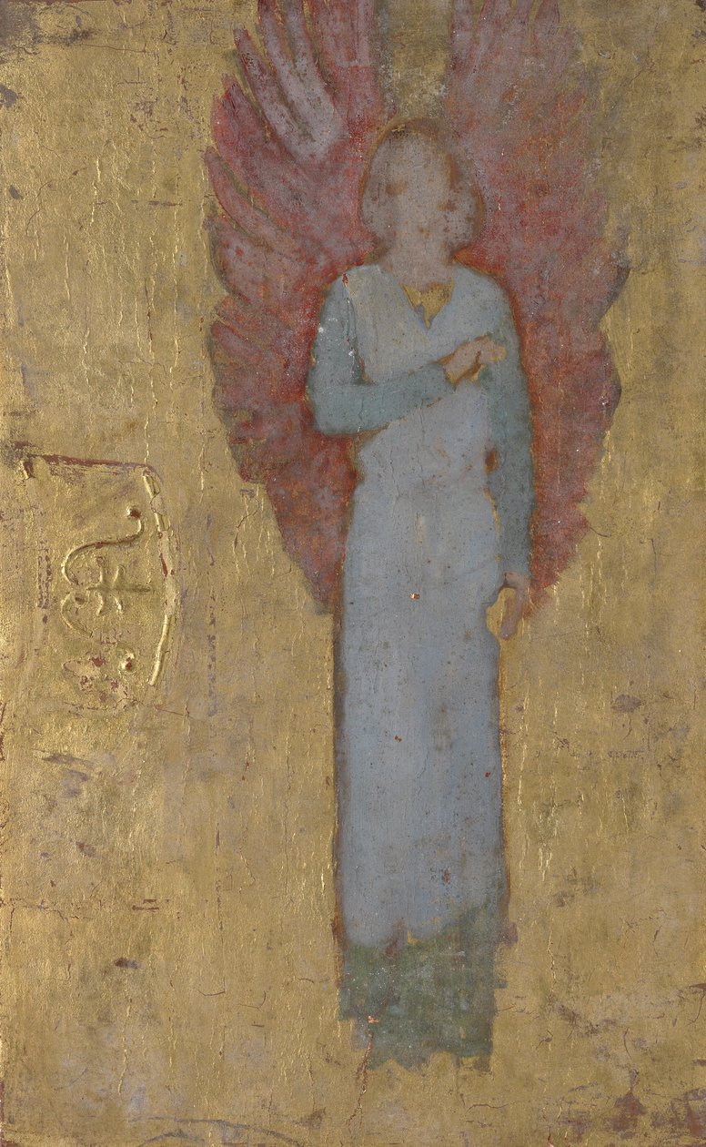 Figurstudie af en engel af Edwin Austin Abbey