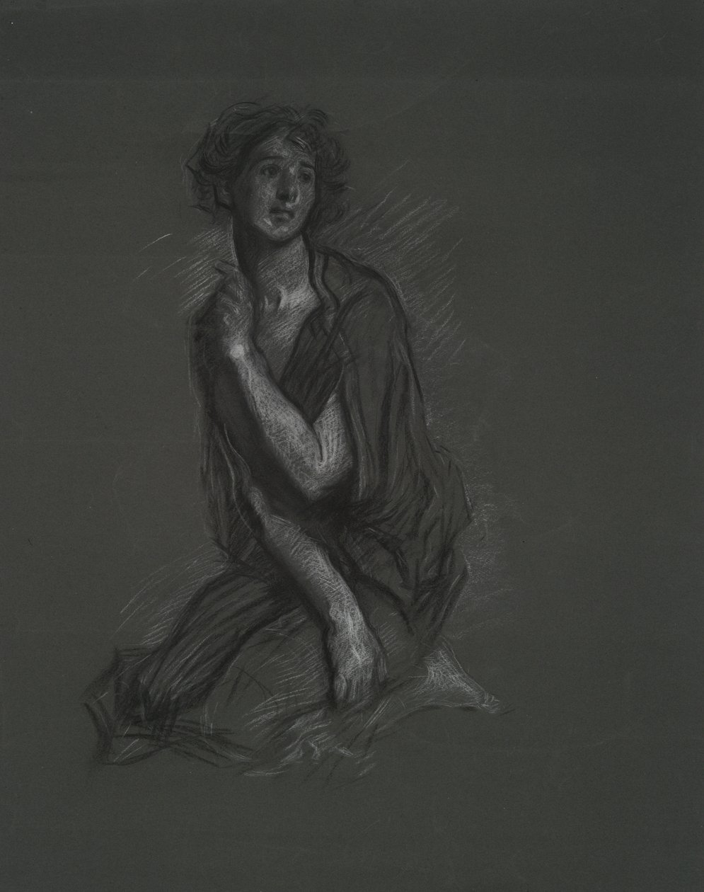 Figurstudie af Edwin Austin Abbey