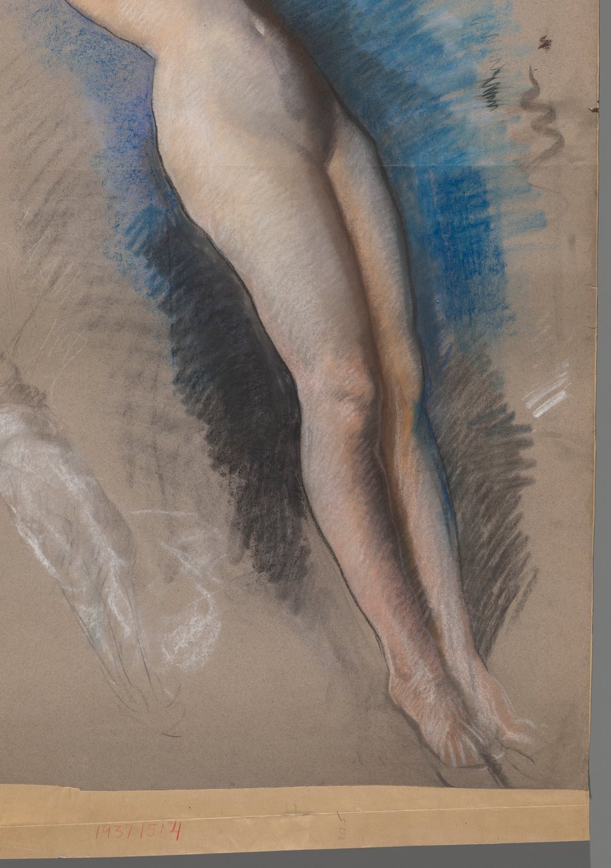 Figurstudie for af Edwin Austin Abbey