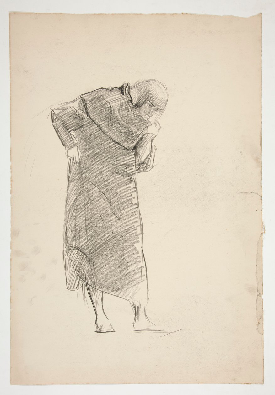 Figurstudie for af Edwin Austin Abbey