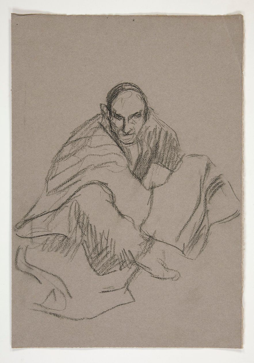 Figurstudie for af Edwin Austin Abbey