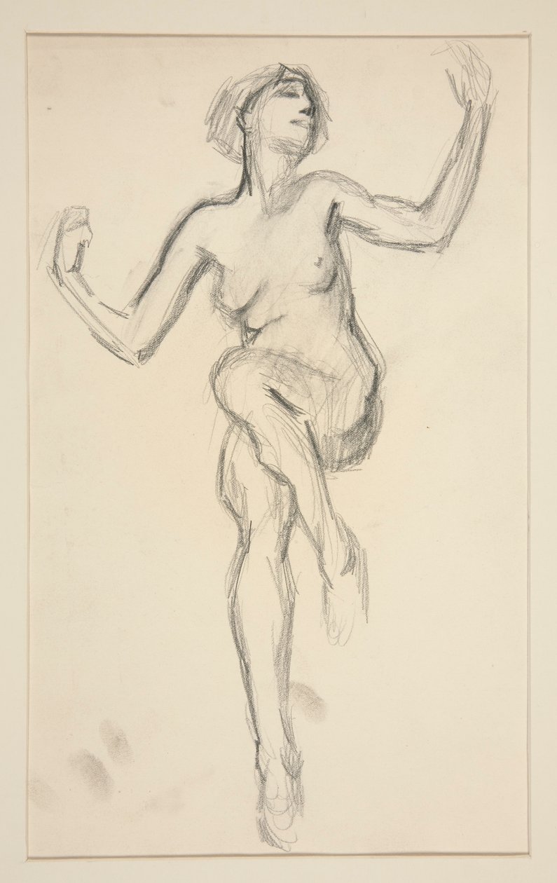 Figurstudie for af Edwin Austin Abbey