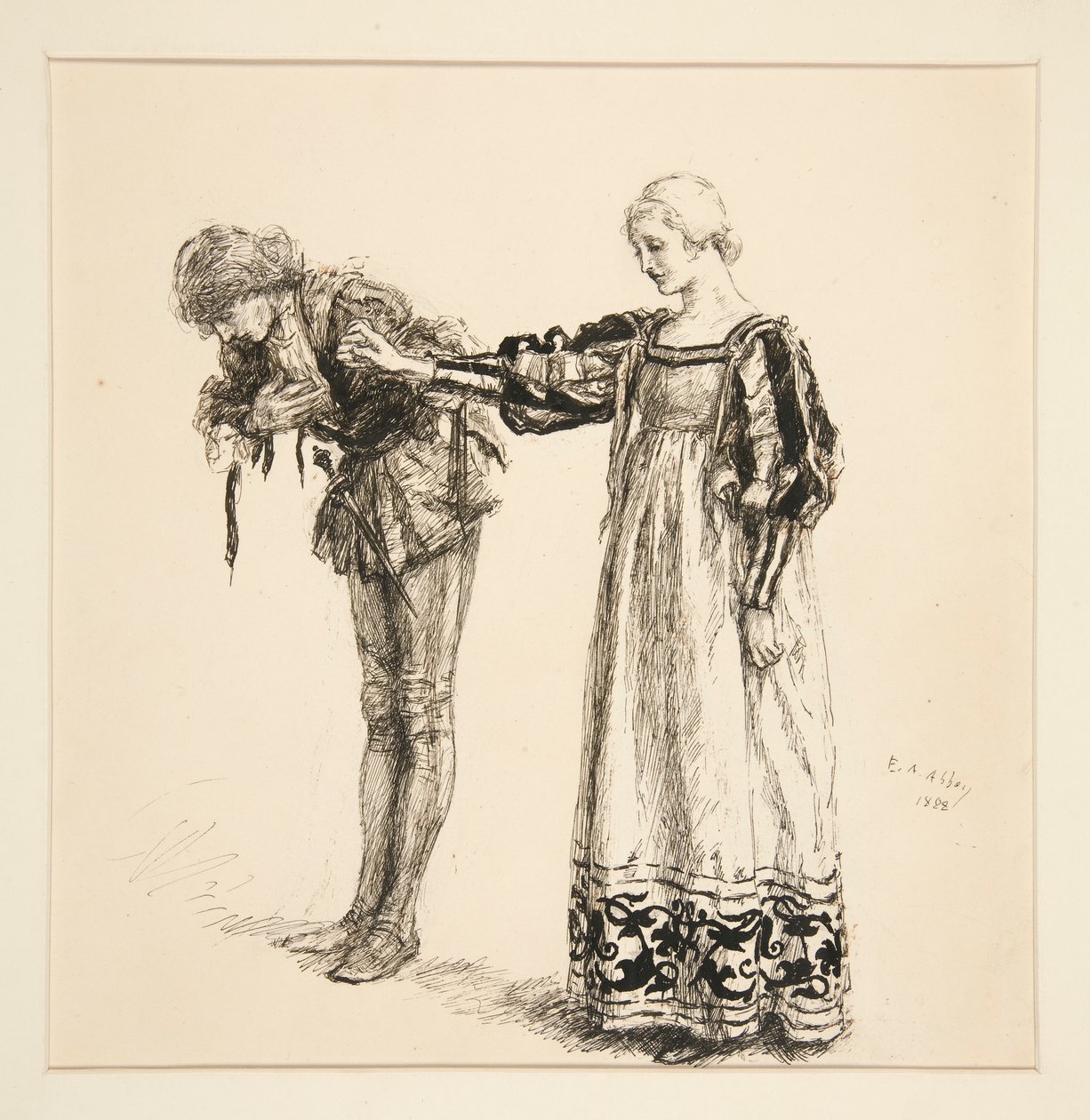 Gratian: af Edwin Austin Abbey