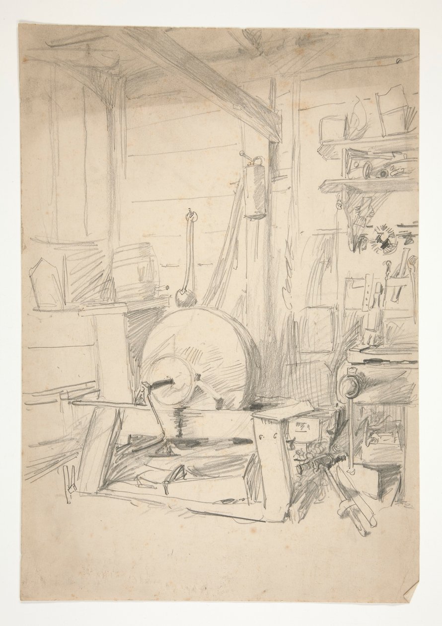 Interiørstudie af Edwin Austin Abbey
