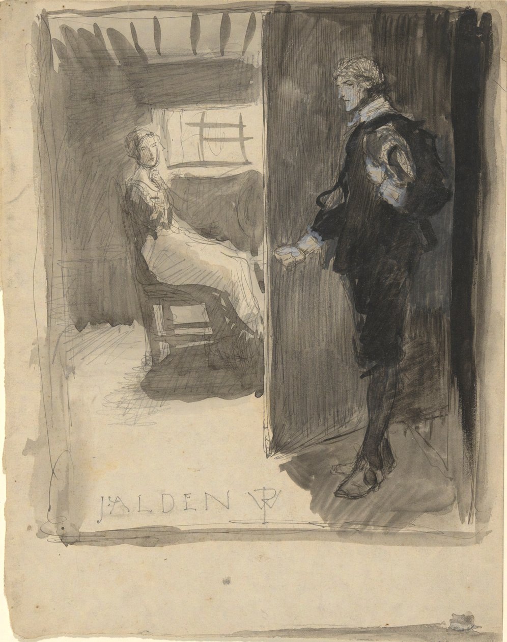 John Alden af Edwin Austin Abbey