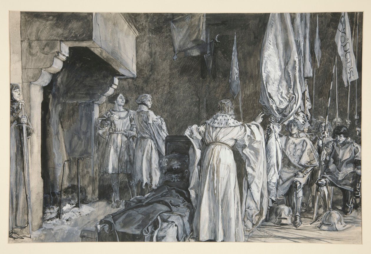 Konge: af Edwin Austin Abbey