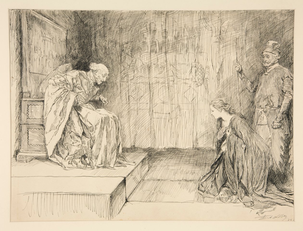 Lafeu: af Edwin Austin Abbey