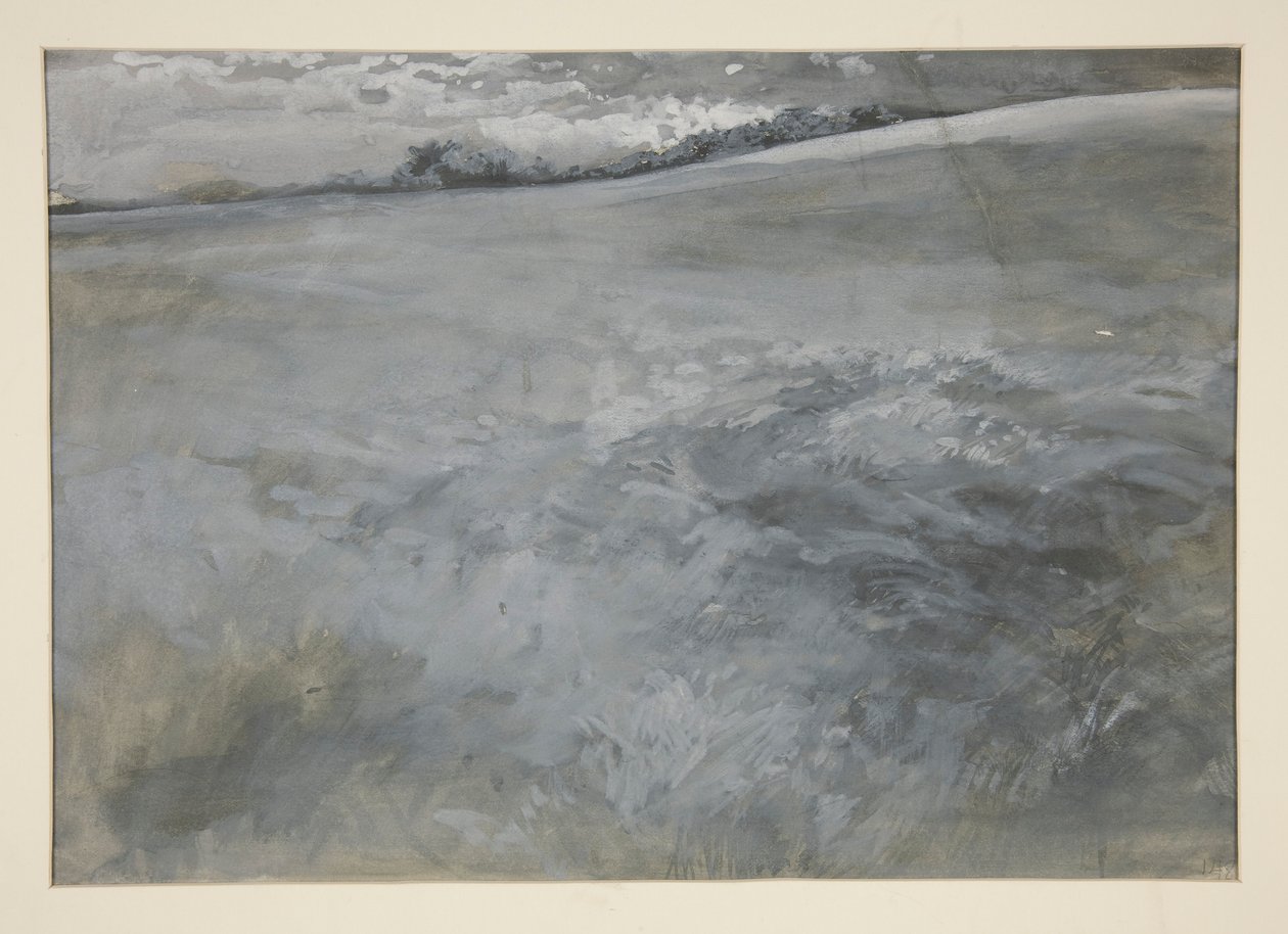 Landskab af Edwin Austin Abbey